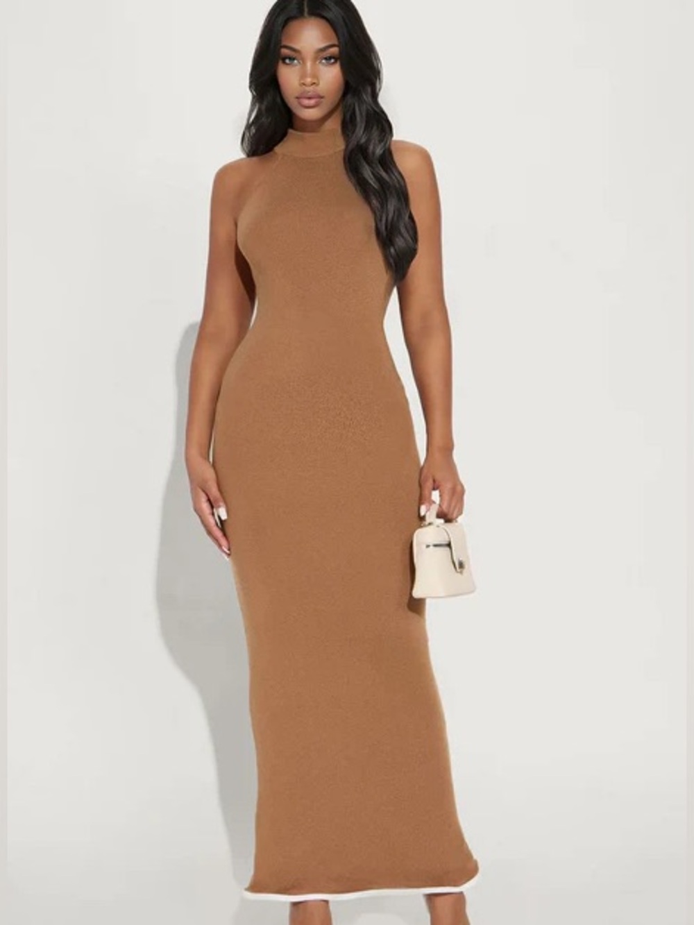 Show It Off Mock Neck Sweater Maxi Dress NEW 🏷️